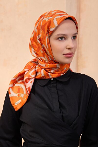 Belli Eșarfă de mătase cu model clasic 4125D TWILL