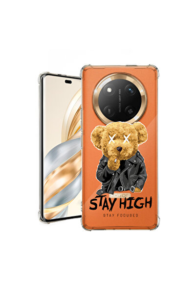 bestcase Carcasă spate antișoc pentru Honor Magic7 Lite, model ursuleț de plu...