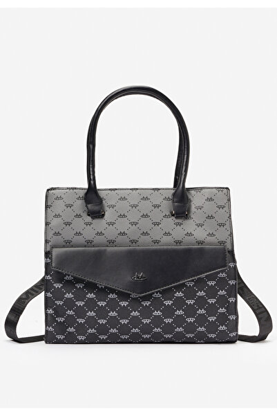 B T Shoes Černá kancelářská kabelka Leusire O