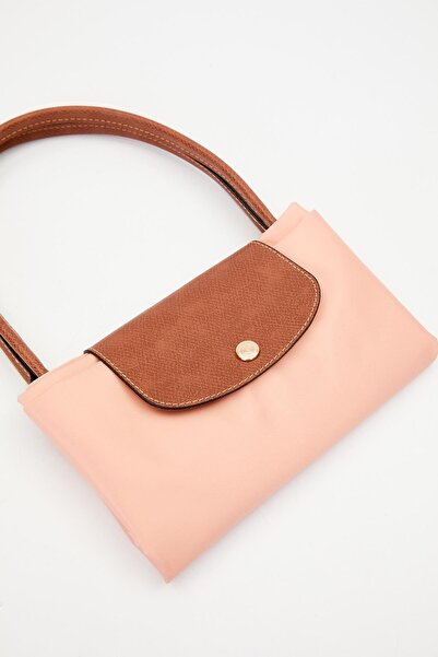 Levidor Pembe Deri Askılı Tote Omuz Çantası