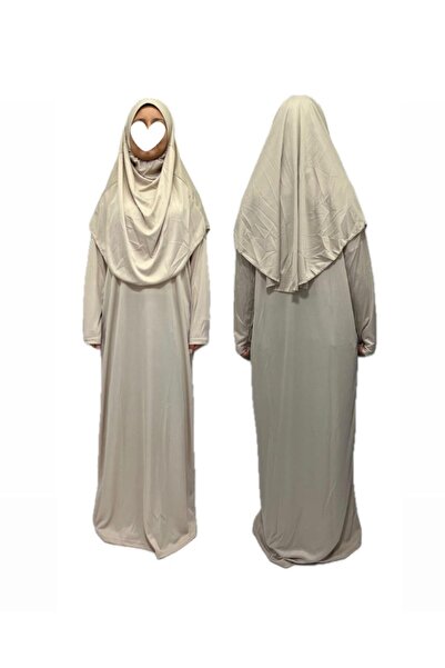 OSMANLI tek parça düz renk pratik namaz elbisesi