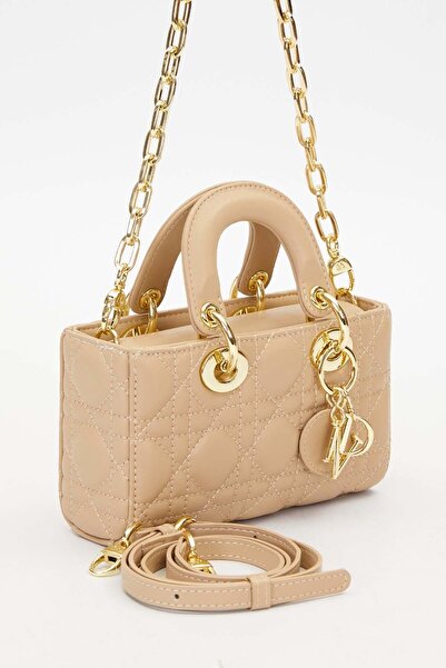 Levidor Τσάντα ώμου με λεπτομέρεια από χρυσή αλυσίδα βιζόν