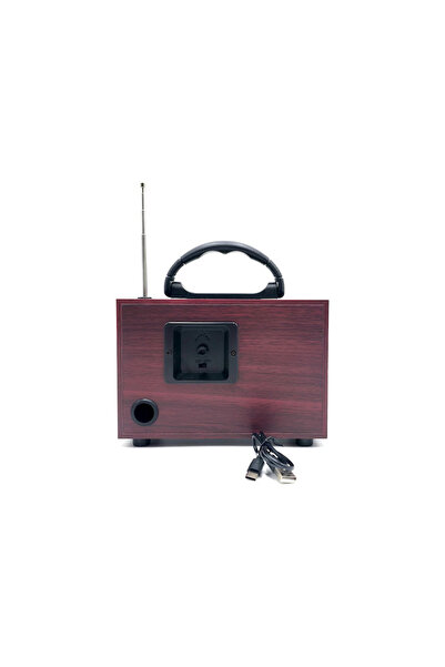 Poro Retro 139 Portable Radio with Bluetooth, MP3, USB/TF and 3 bands AM/FM/SW