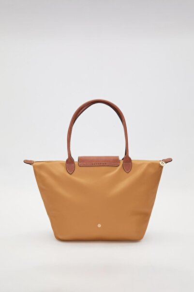 Levidor Gold Leather Strap Tote Shoulder Bag