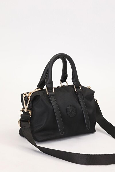 Levidor Black Large Satin Bag