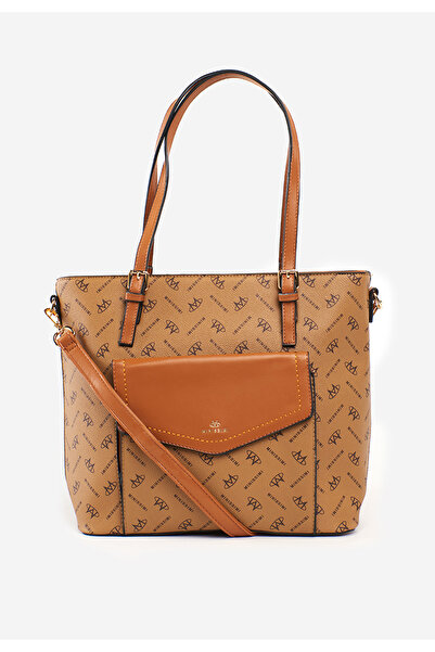 B T Shoes Camelové ramenní kabelka Esmia V4