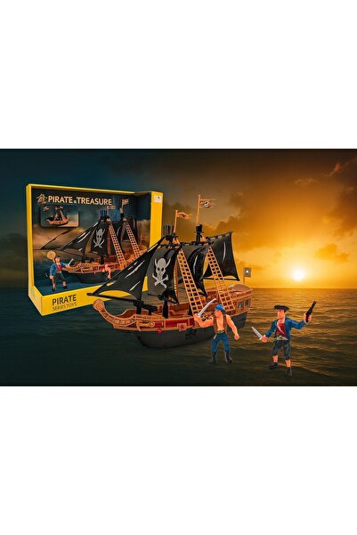 NUNU Pirate & Treasure – Pirate Ship Play Set