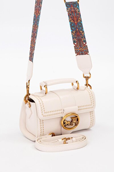 Levidor Cream Speckle Detail Shoulder Bag