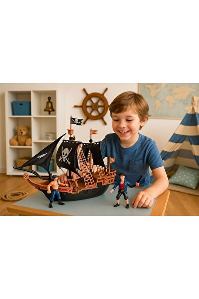 NUNU Pirate & Treasure – Pirate Ship Play Set