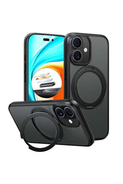 TORRAS Carcasă Ostand Pro MagSafe Series pentru iPhone 17, Neagră