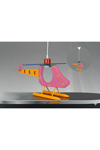 Ferled 3 Renk Seçenekli Çocuk ve Bebekler için Helikopter Avize