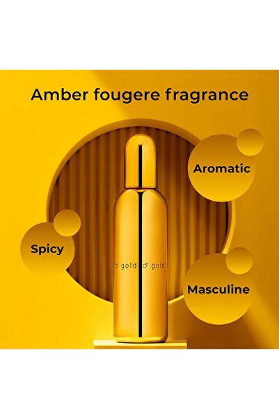 Color Me Gold Men's Perfume by - Eau de Parfum, 90 ml