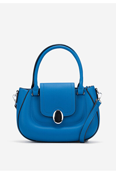 B T Shoes Modrá kabelka do ruky Laera V3