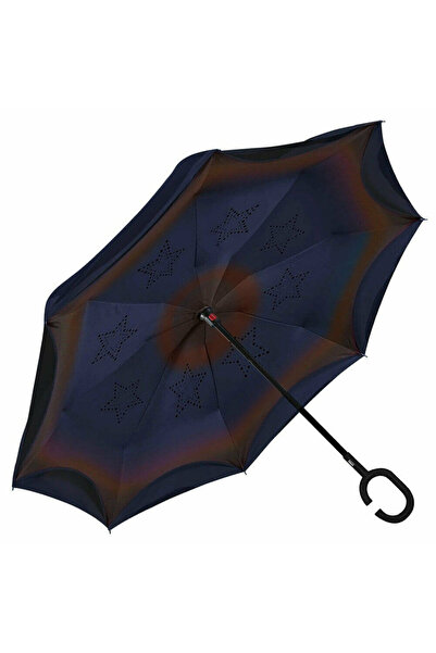Perletti Umbrela ploaie reversibila albastru