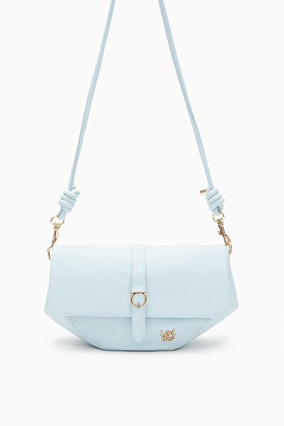 Levidor Geantă de umăr albastră cu design asimetric