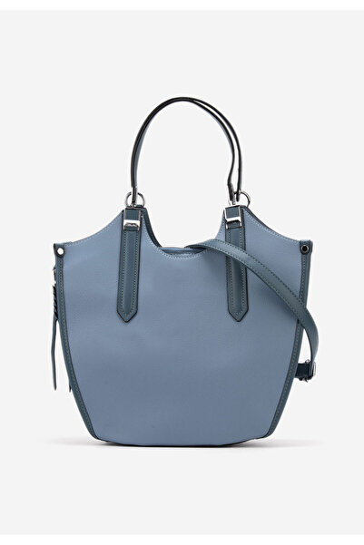 B T Shoes Modrá ramenní kabelka Lisiana