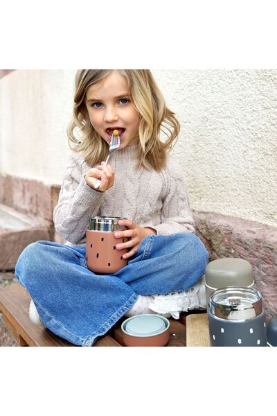 Lassig Happy Prints Food Thermos Caramel