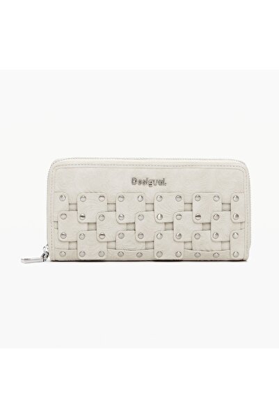 Desigual Women's wallet, Desigual, New Patch Fiona series, White