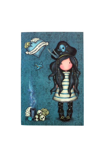 Santoro Set of 2 Gorjuss Black Pearl stitched notebooks