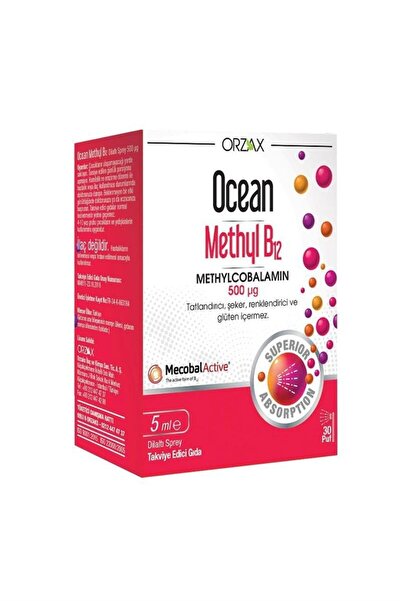 Ocean Methyl B12 Sprey 500 mcg 5 ml