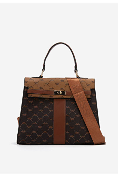 B T Shoes Hnedé kabelka do ruky Leisure V3