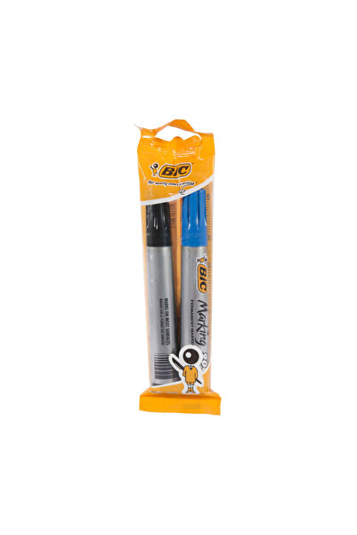 Bic Marker permanent 2000 Bic, set 2 bucati, negru+ albastru