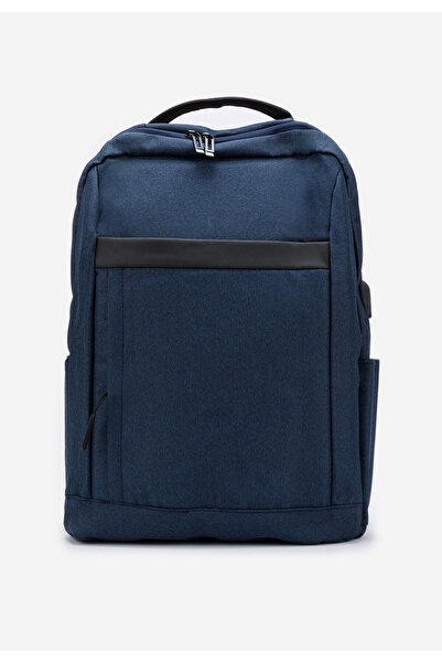 B T Shoes Tmavě modré batoh Fiorentino
