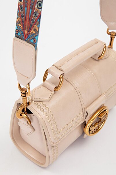 Levidor Geantă de umăr cu detaliu cu pete de nurcă