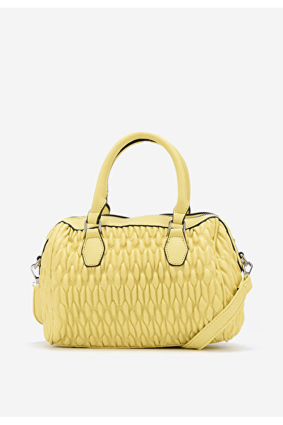 B T Shoes Žlutá rukojeť kabelky Lavish