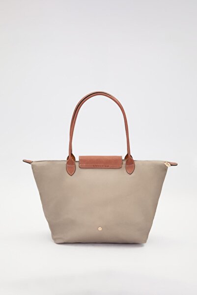 Levidor Τσάντα ώμου με γκρι δερμάτινο λουράκι