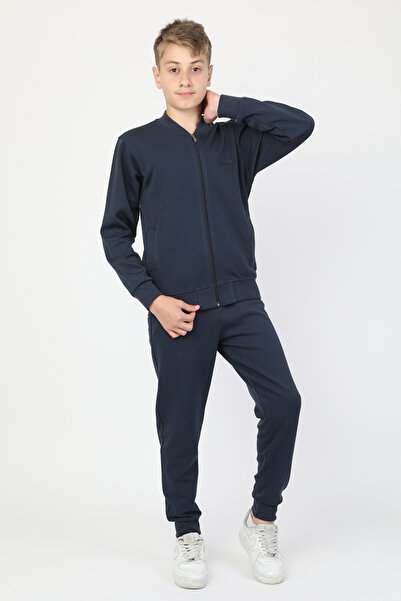 Fagis سترة رجالية بياقة جامعية من الفلتو مع جيوب وسحاب