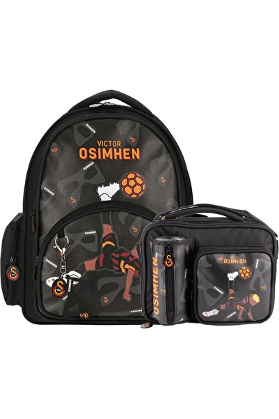 ÇANTA 3 Τμήματα Victor Osimhen Τεχνητό δέρμα Okul Τσάντα σι + Διατροφή Τσάντα σι