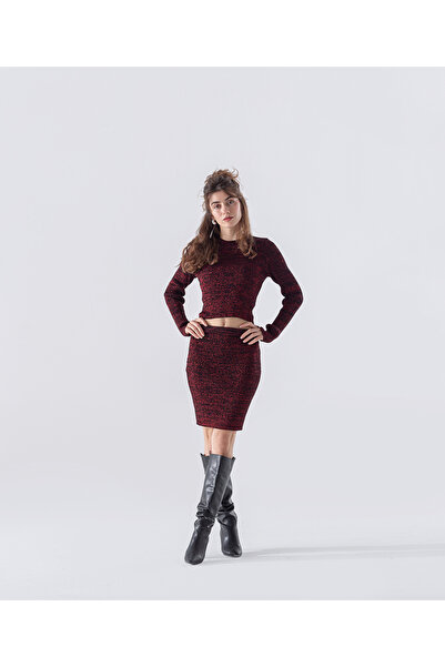 MODA Simli Triko Etek