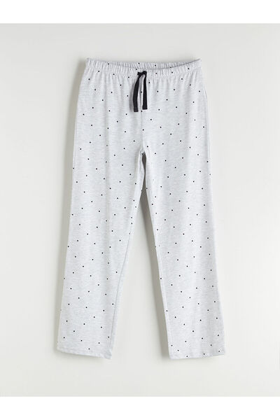 LC Waikiki New Season Elastic Waist Polka Dot Women's Pajama Bottoms