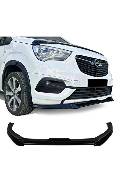 HasAkman Opel Combo Ön Lip Ön Ek Parlak Siyah Plastik 2019 - 2024