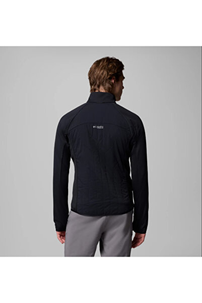 Columbia Arctic Crest. ™   Hybrid Full Zip Black Men's Long Sleeve T-Shirt Ae3907-010