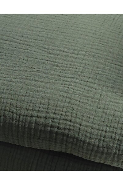 CollessiaHome 100% Cotton 4 Layer Double Muslin Bedspread Set Bedspread Set - Khaki