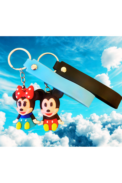 Aychra 2’li Mickey And Minnie Disney 3d Çift Anahtarlık
