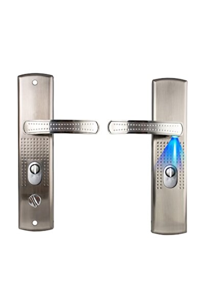 SOLIDON Mâner de ușă cu placă și LED,