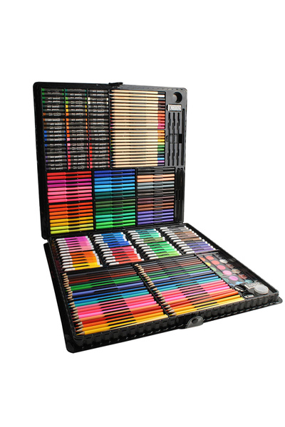 WePro Store Set de pictură și desen 258 piese, profesional, creioane, acuarel...