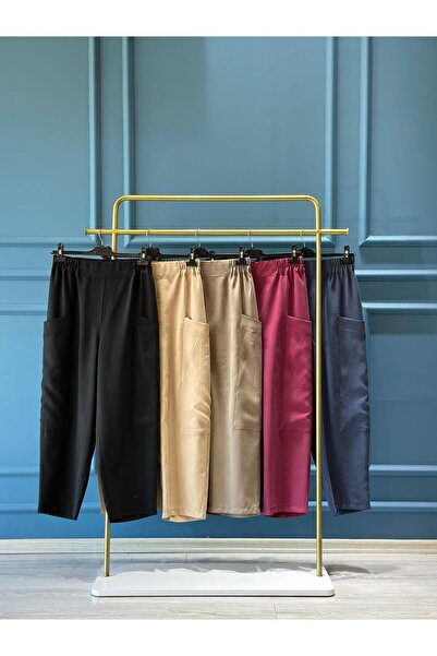 Sentez بنطلون كانجارو من القماش 5587 أسود