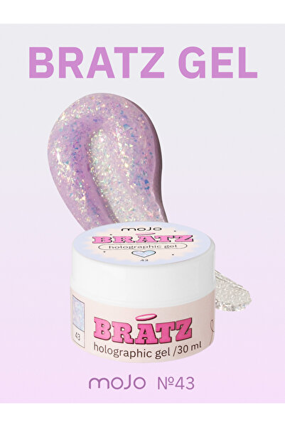 MOJO Protez Tırnak Jeli Mor Bratz Gel 43 - 30 ml
