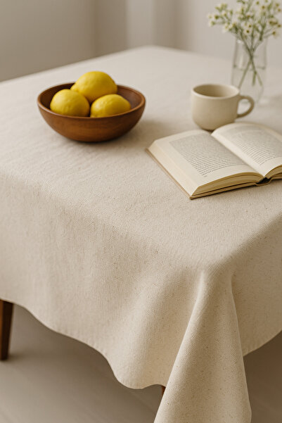 Pilloveland Linen Tablecloth - 100% Cotton