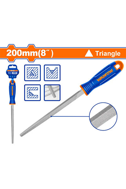 WADFOW مبرد فولاذ مثلث 200مم (8") – WFE7858
