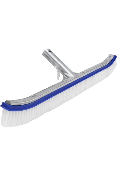 PURE POOL فرشاة حمام سباحة مقاس 17 بوصة بشعيرات نايلون، فرشاة تنظيف حمام السب...