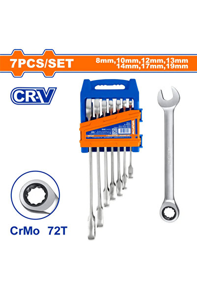 WADFOW طقم مفاتيح أوتوماتيك 7 قطع (6–22مم) – WSP4207