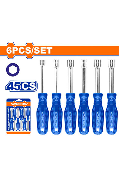 WADFOW طقم رؤوس حبة يد أزرق (8 قطع) – WSS24T6