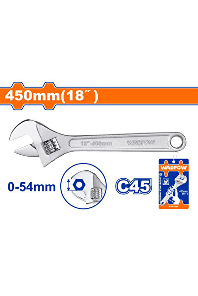 WADFOW مفتاح إسبانا كروم 18" (450مم) – WAW1118