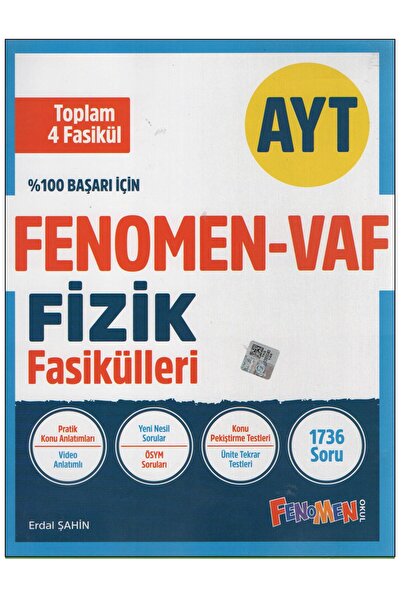 Fenomen Yayıncılık Fenomen-Vaf Ayt Fizik Fasikülleri