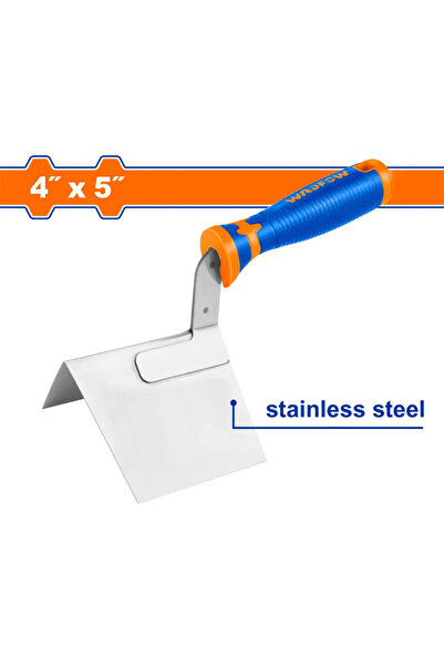 WADFOW بروة لياسة يد ربل زاوية علوية 4"×5" — WPE6301